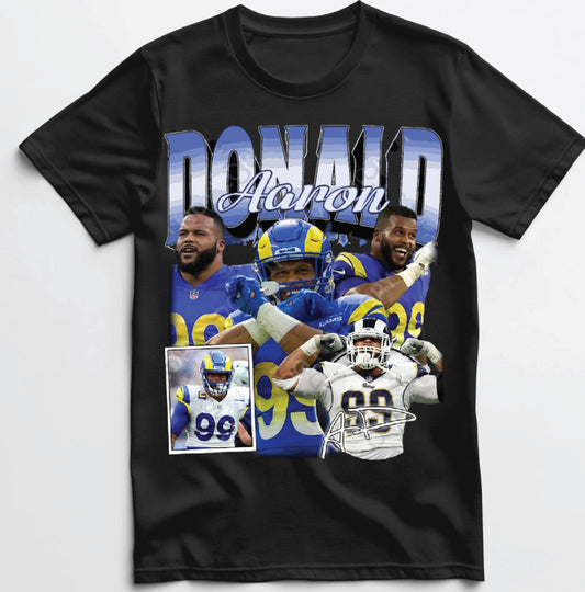 Los Angeles Rams Aaron Donald 2025-26 T shirt All Colors and Sizes