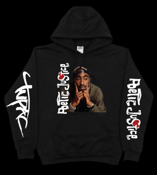 2 Pac x Janet x Poetic Justice Hoodie S-5XL New Rap HipHop Promo Merch 2024