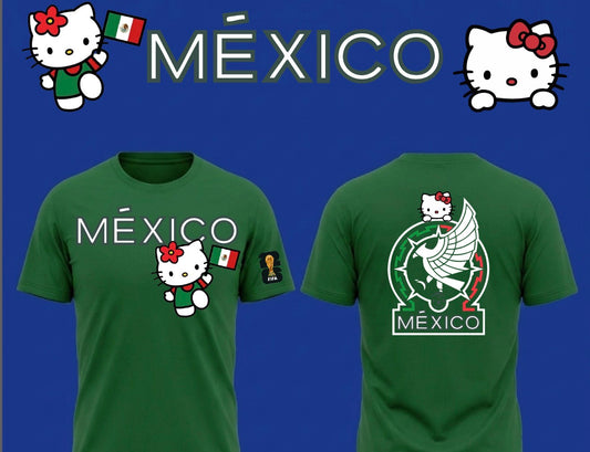 Hello Kitty Mexico T shirt Kids x Adult Sizes