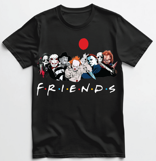Halloween Villians FRIENDS T shirt New S-5XL