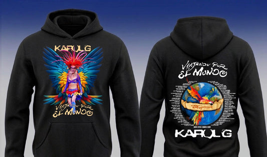 Karol G Viajando por El Mundo Tour Hoodie