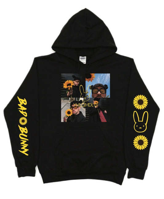 Bad Bunny Sunflower Hoodie 2025 S-5XL