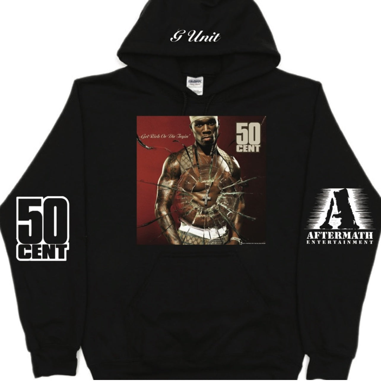 50 Cent Get Rich or Die Trying G Unit Vintage Merch Hoodie Unisex S-5XL New