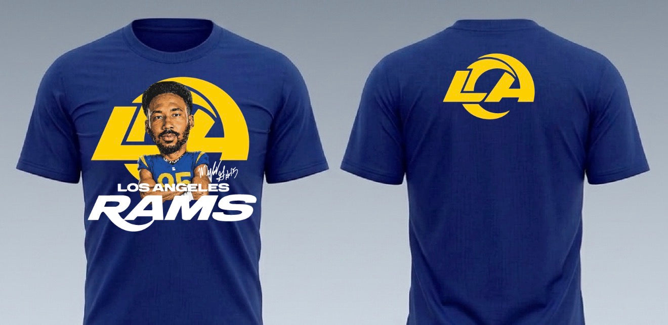 Myles Garrett “FLASH” x LA Rams T shirt New 2026