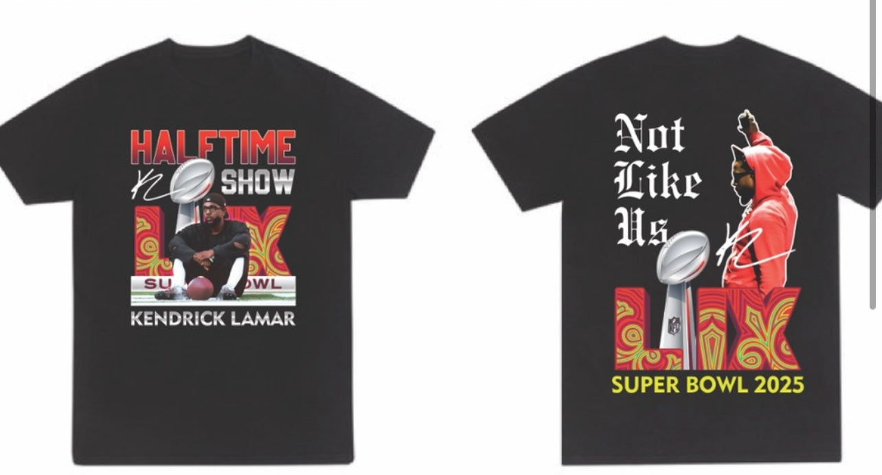 Kendrick Lamar SB59 Halftime T shirt S-5XL  New TDE pgLang 2025 Fast Shipping!!