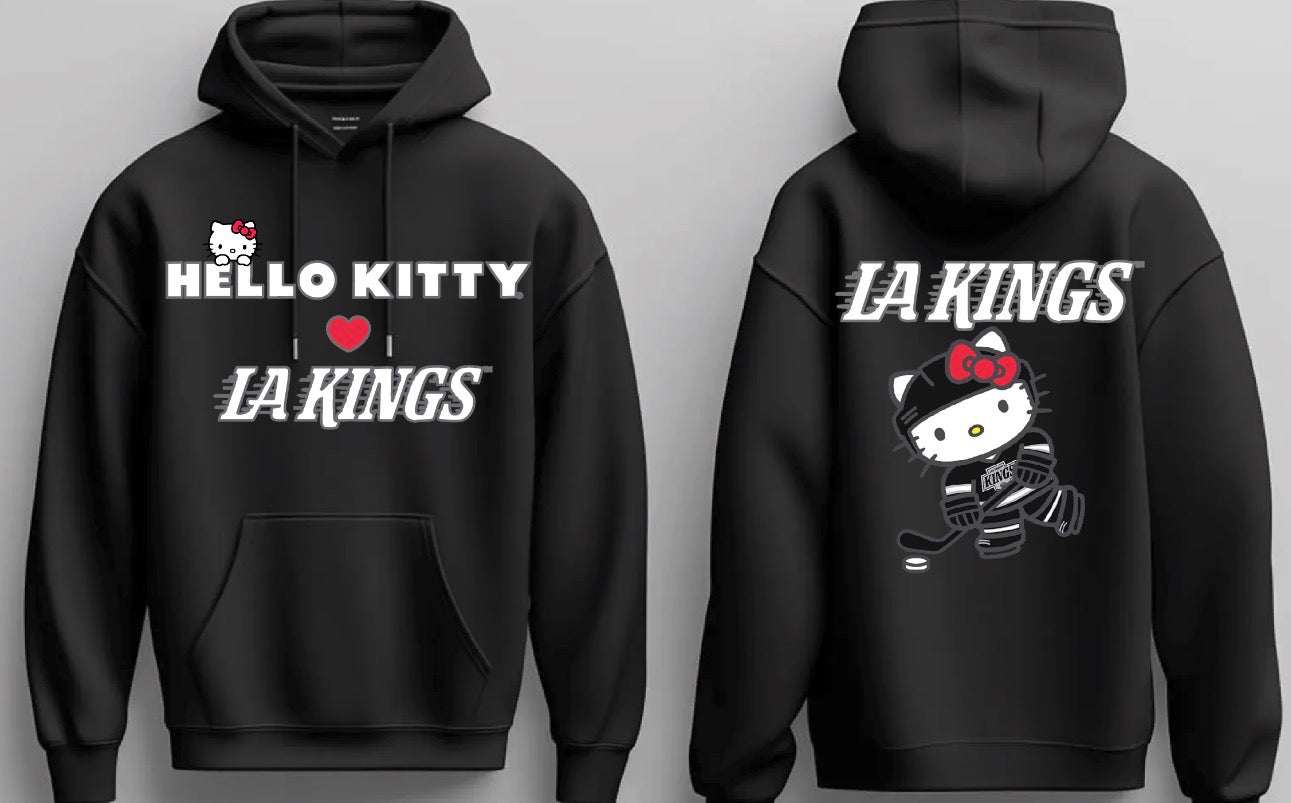 Hello Kitty x LA Kings Package Pullover Hoodie 2025  New S-5XL