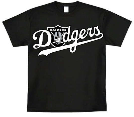 Raiders x Dodgers T-Shirts - All Colors and Sizes