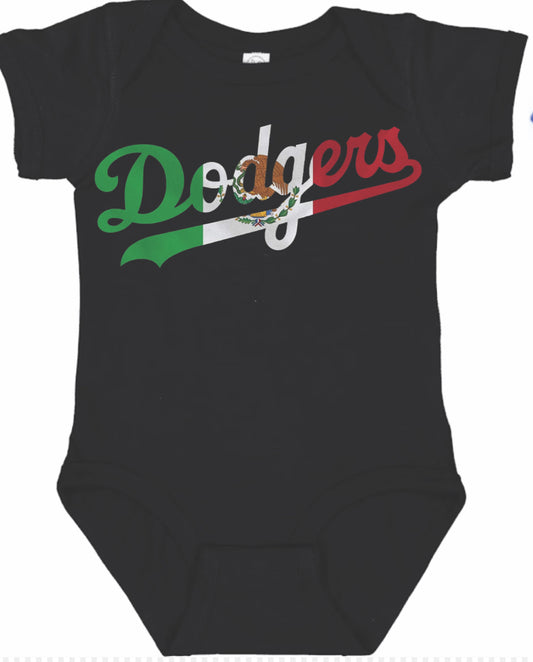 (Copy) Los Angeles Dodgers Mexico Baby Onesiem