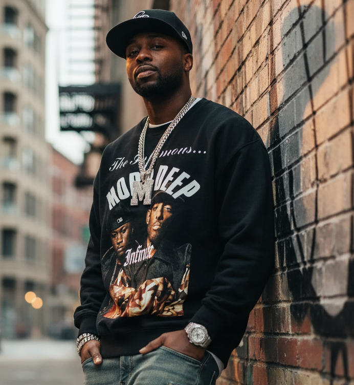 Mobb Deep Infinite Crewneck Sweater 2025 Sweater New