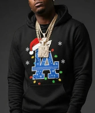 Los Angeles Dodger Christmas Lights World Series Champions 2025 Sweater New S-5XL