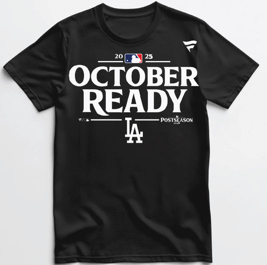 Dodgers x October Ready 2025 T shirt New S-5XL