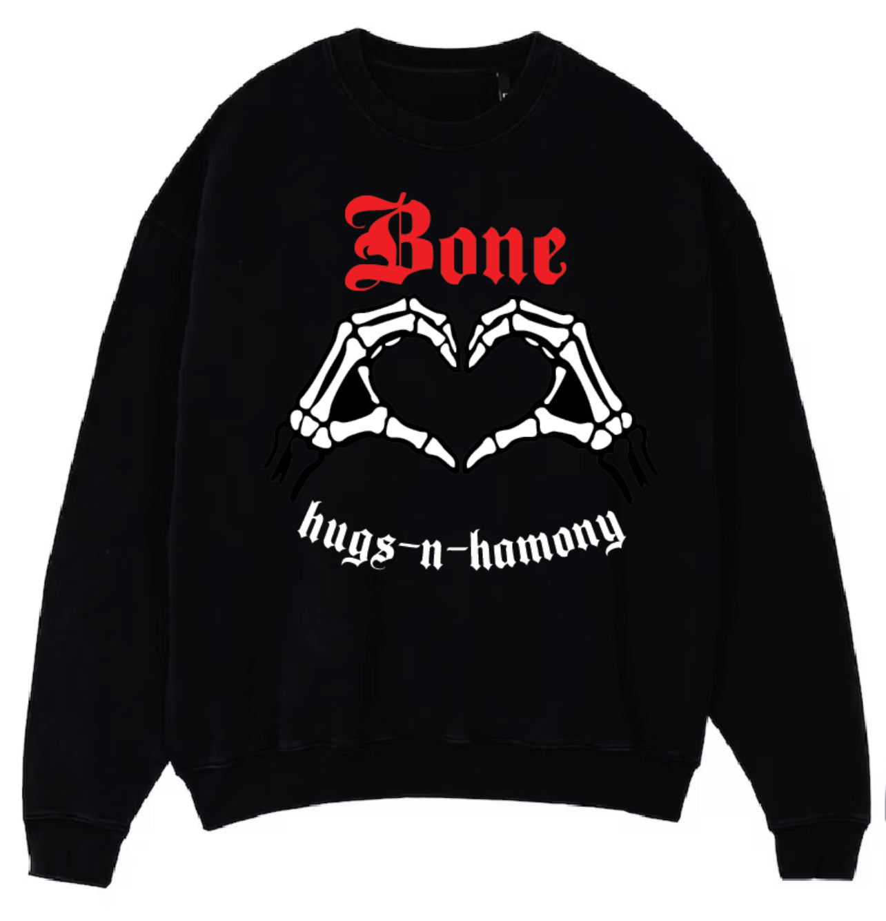 Bone Hugs N Harmony  Merch Hoodie x Crewneck x T shirt New