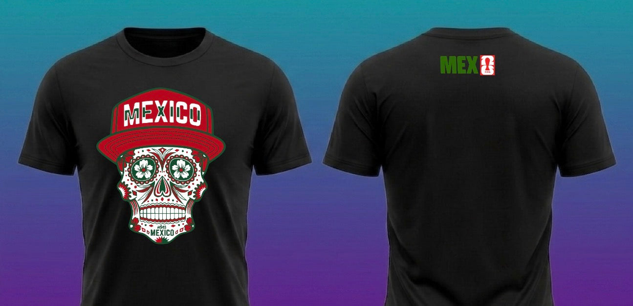 Mexico Calabera T shirt Merch New S-5Xl