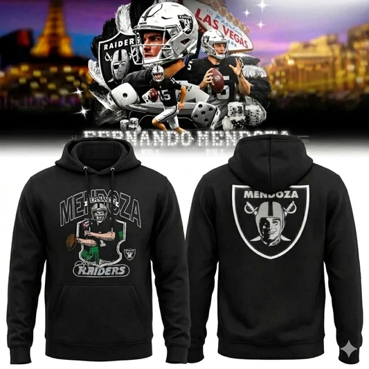 Fernando Mendoza x Raiders Hoodie New S-5X