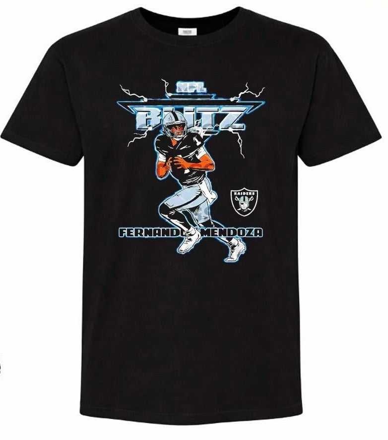 Fernando Mendoza Raider Nation T-Shirts - All Colors and Sizes