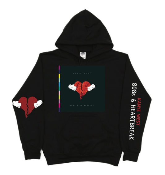 Kanye West 808s & Heartbreak Merch Pullover Hoodie