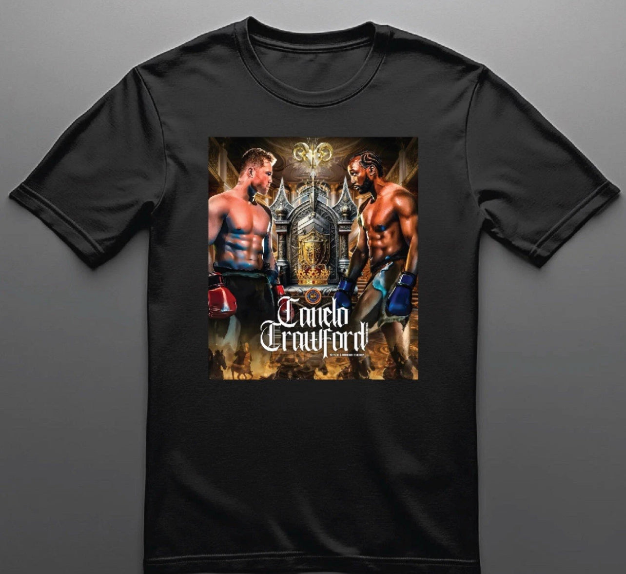 Saul Canelo Alvarez vs Terrance "Bud" Crawford T shirt New  S-5XL 2025 Fight of the Century Boxing
