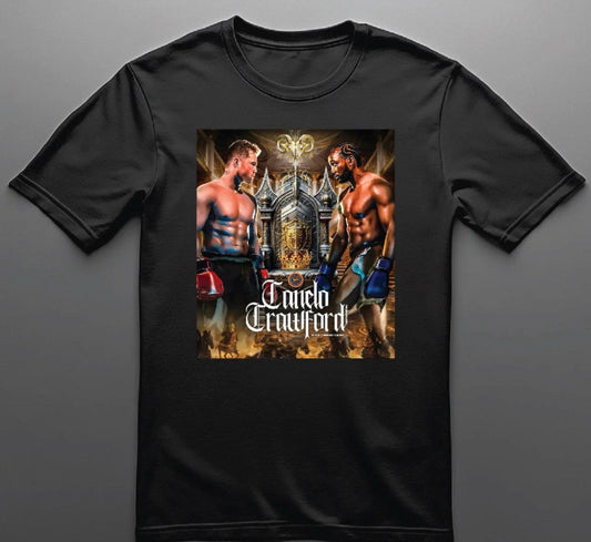 Saul Canelo Alvarez vs Terrance "Bud" Crawford T shirt New  S-5XL 2025 Fight of the Century Boxing