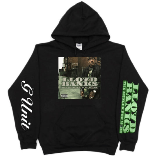 Lloyd Bank$ x G-unit Hunger for More  Pullover Hoodie S-5XL New  2024  Sweater