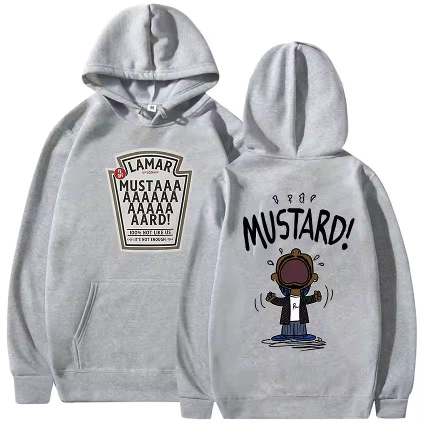 Kendrick Lamar "MUUUUUUUSSSSTTTAAARRRDDD" GNX  Pullover Hoodie S-5XL New