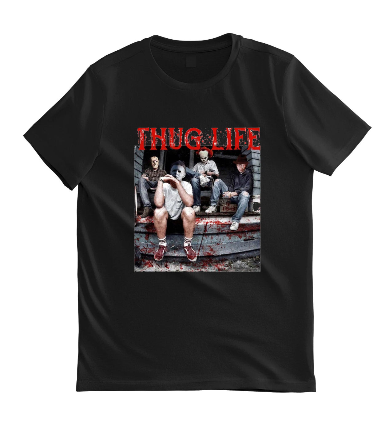 Halloween Villians Thug Life T shirt New S-5XL