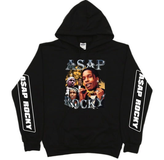 A$AP Rocky 90s Bootleg Graphic Pullover Hoodie Classic New S-5XL
