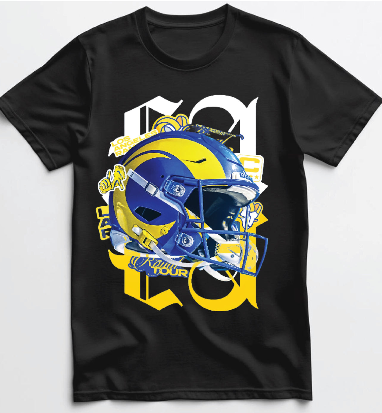 Los Angeles Rams Graphic T shirt All Colors and Sizes