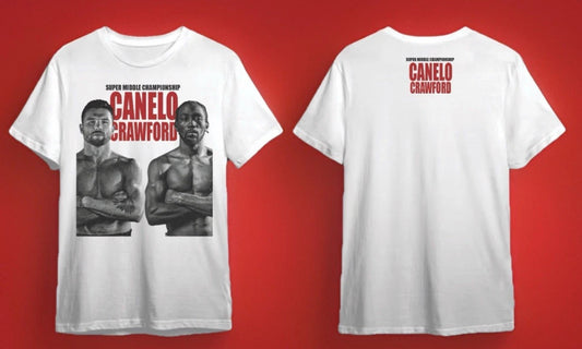 Saul Canelo Alvarez vs Terrance "Bud" Crawford T shirt New  S-5XL 2025 Fight of the Century Boxing