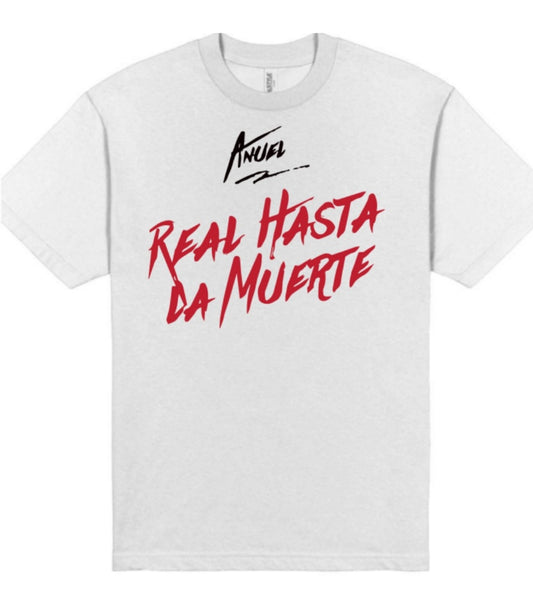 Anuel Real Hasta La Muerte T shirt New  S-5XNew Fast Shipping
