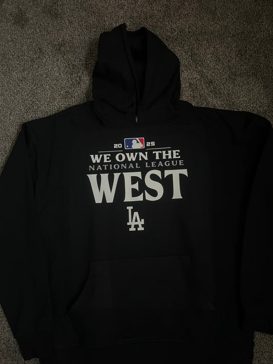 Los Angeles Dodgers We Own The West 2025 Pullover  Hoodie Unisex S-5XL New 2024
