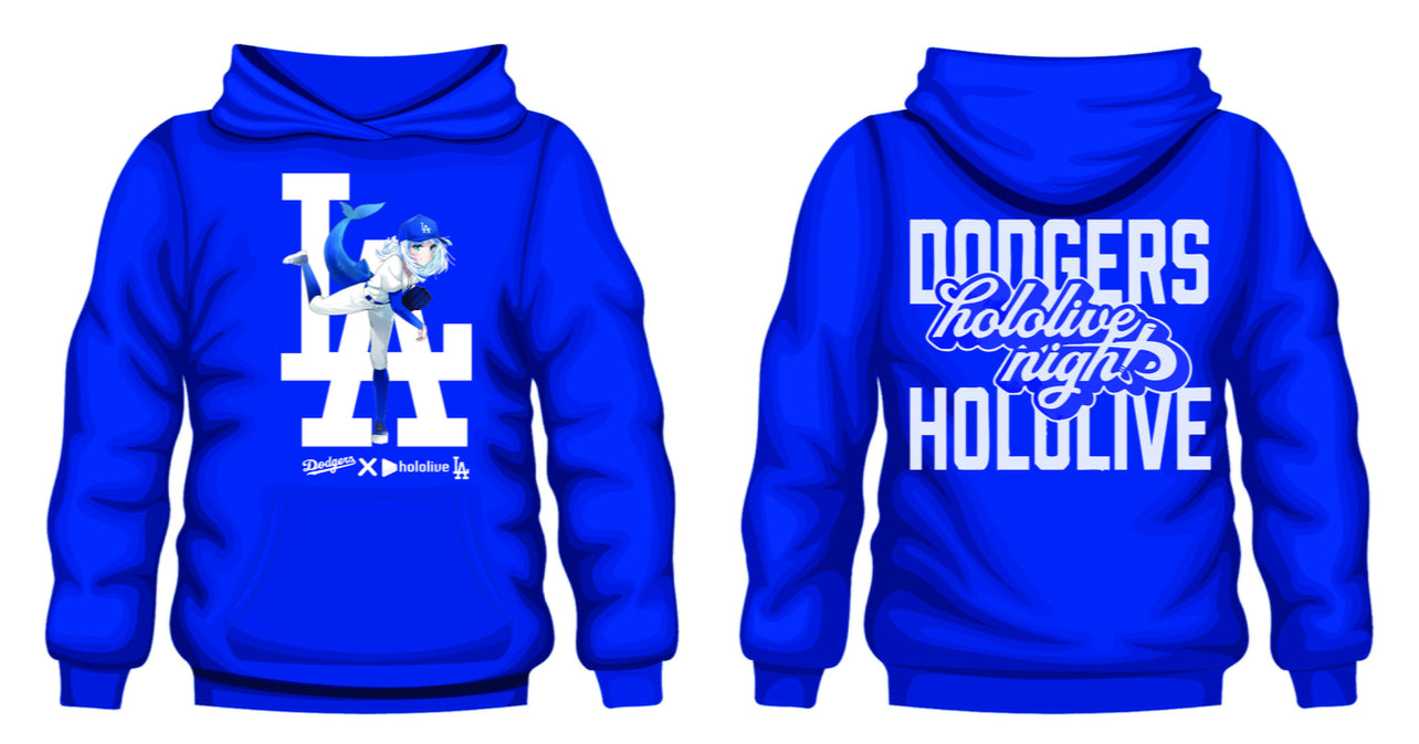 Los Angeles Dodgers x Hololive Night MLB 2025 Limited Hoodie Cool Gifts For Baseball Lovers