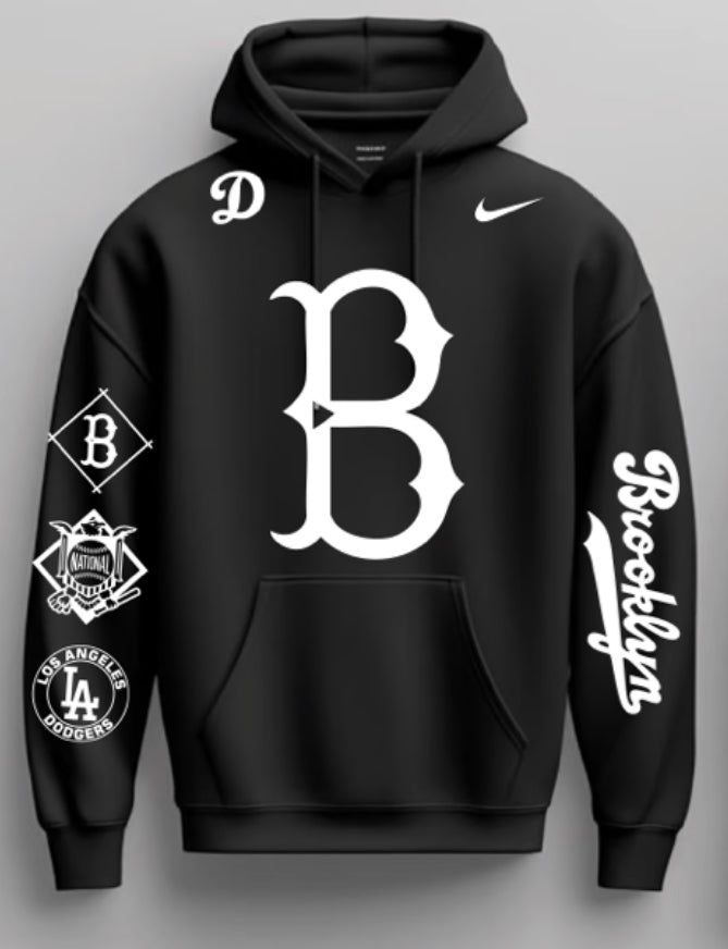 Los Angeles Dodgers Brooklyn Hoodie New S-5XL