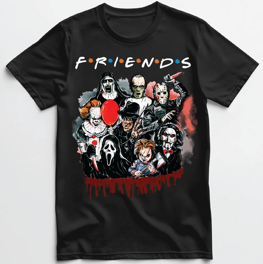 Halloween Villians FRIENDS T shirt New S-5XL