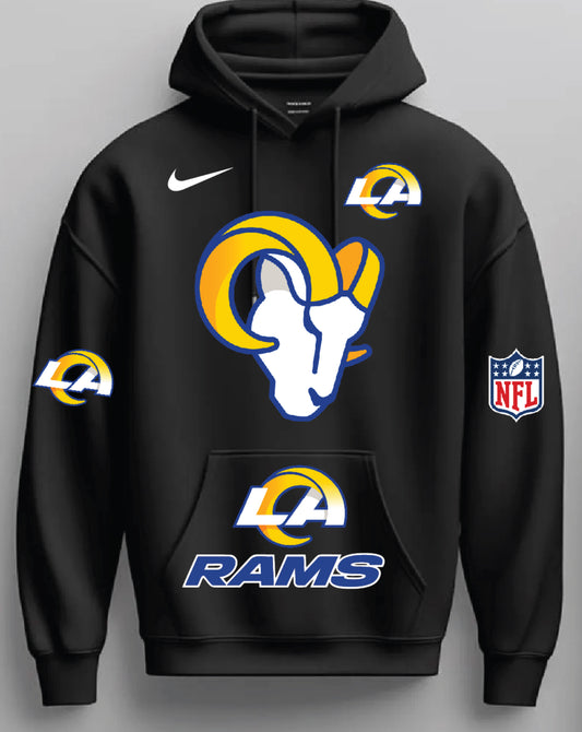 LA Rams Pullover Horns Up Hoodie New S-5xL All Colors Available