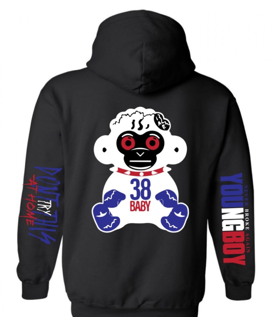 NBA Youngboy Dont Try This At Home USA cover Hoodie New S-5XL 2025