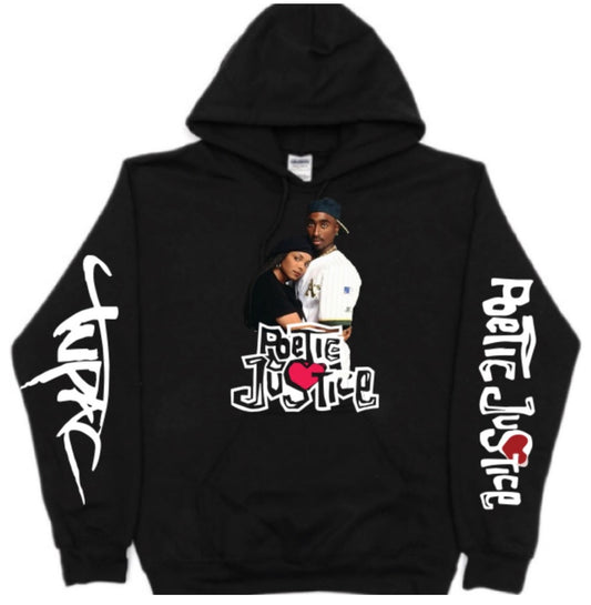 2 Pac x Janet x Poetic Justice Hoodie S-5XL New Rap HipHop Promo Merch 2024