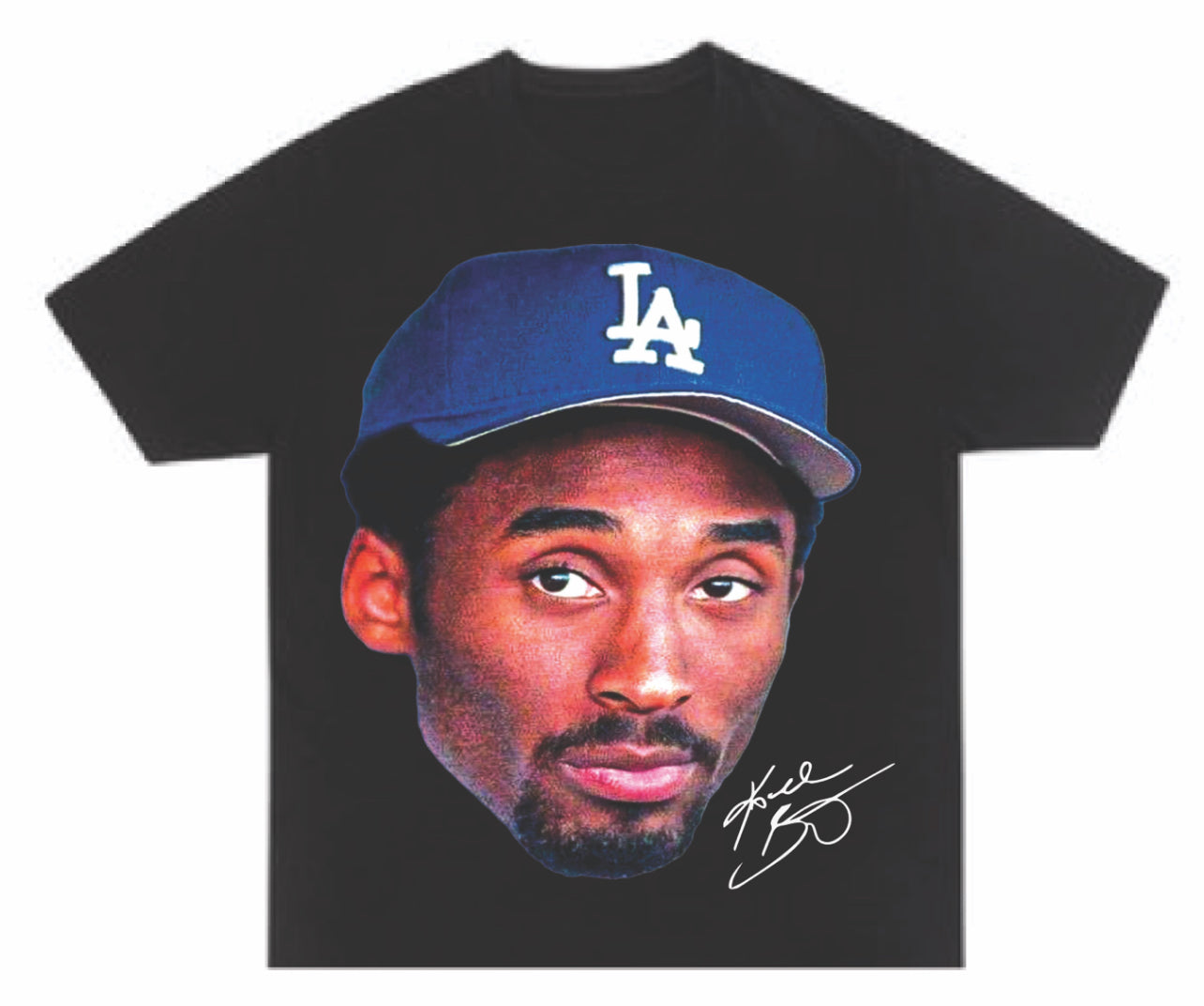 Kobe Bryant Dodgers Cap T shirt New  Basketball Tee S-5XL 2024