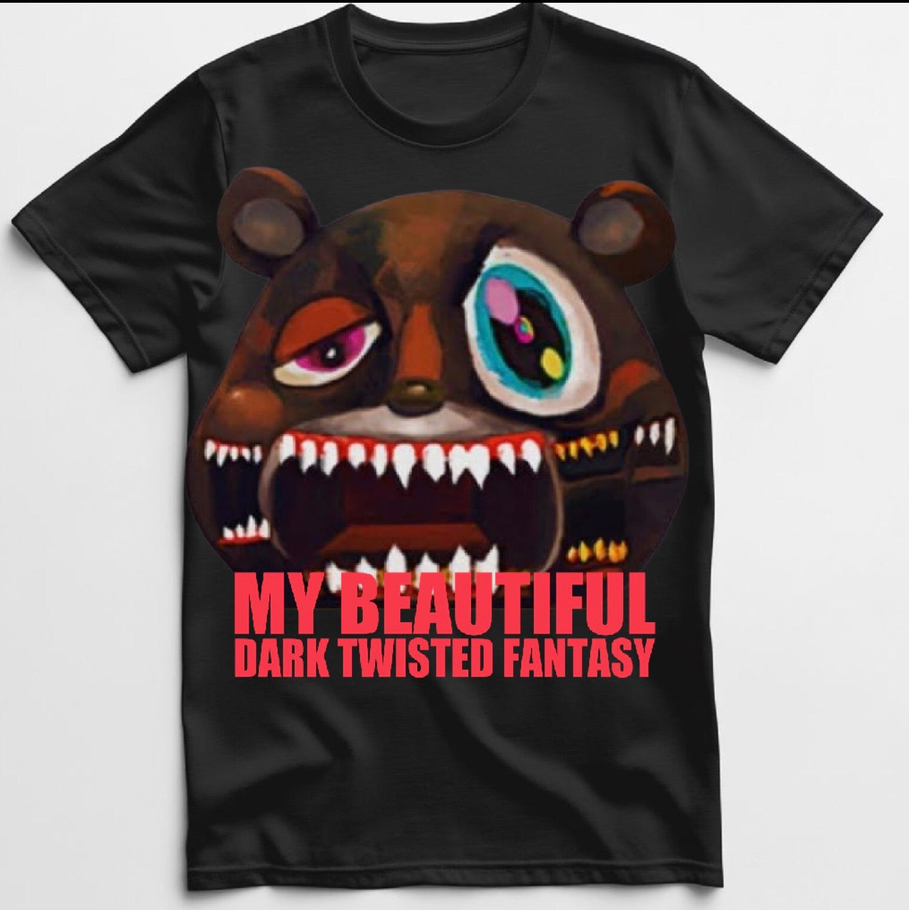 Kanye West My Beautiful Dark Twisted Mind Bear Merch T shirt (Copy)