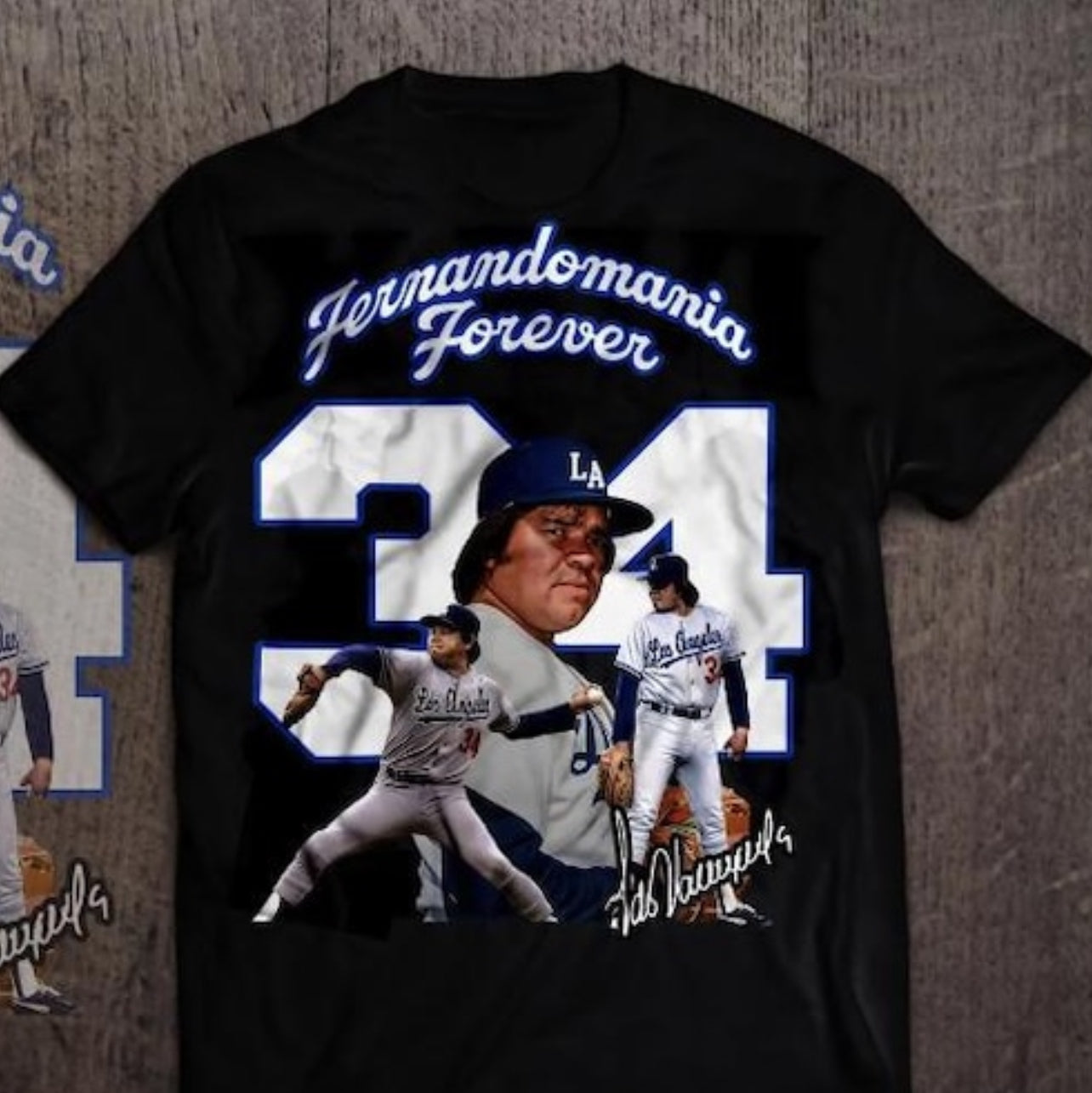 Fernando Valenzuela Dodgers Legend T shirt S-5XL 2024 K-Dot  Fast Shipping