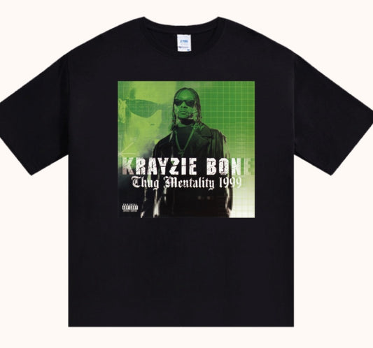 Krayzie Bone Thug Mentality 99 Classic Cover T shirt New S-5XL