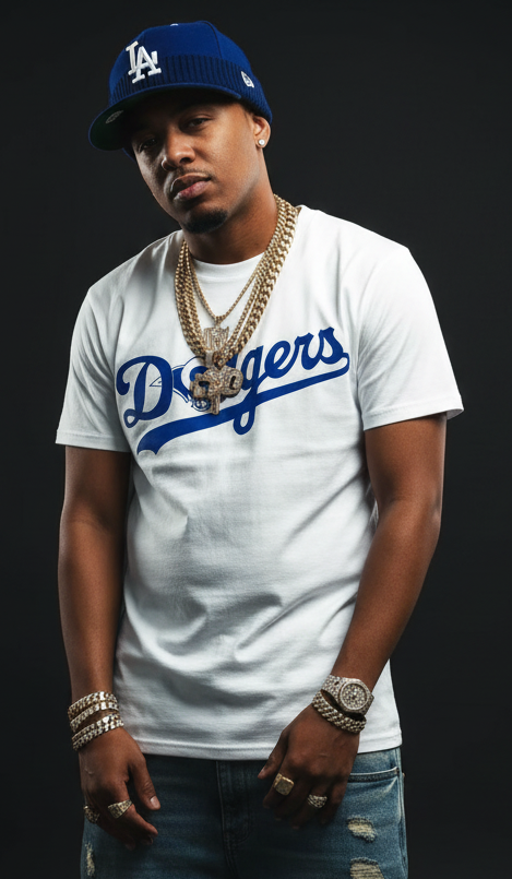 Los Angeles Dodgers x LA Rams Mash Up T-Shirt - All Colors and Sizes