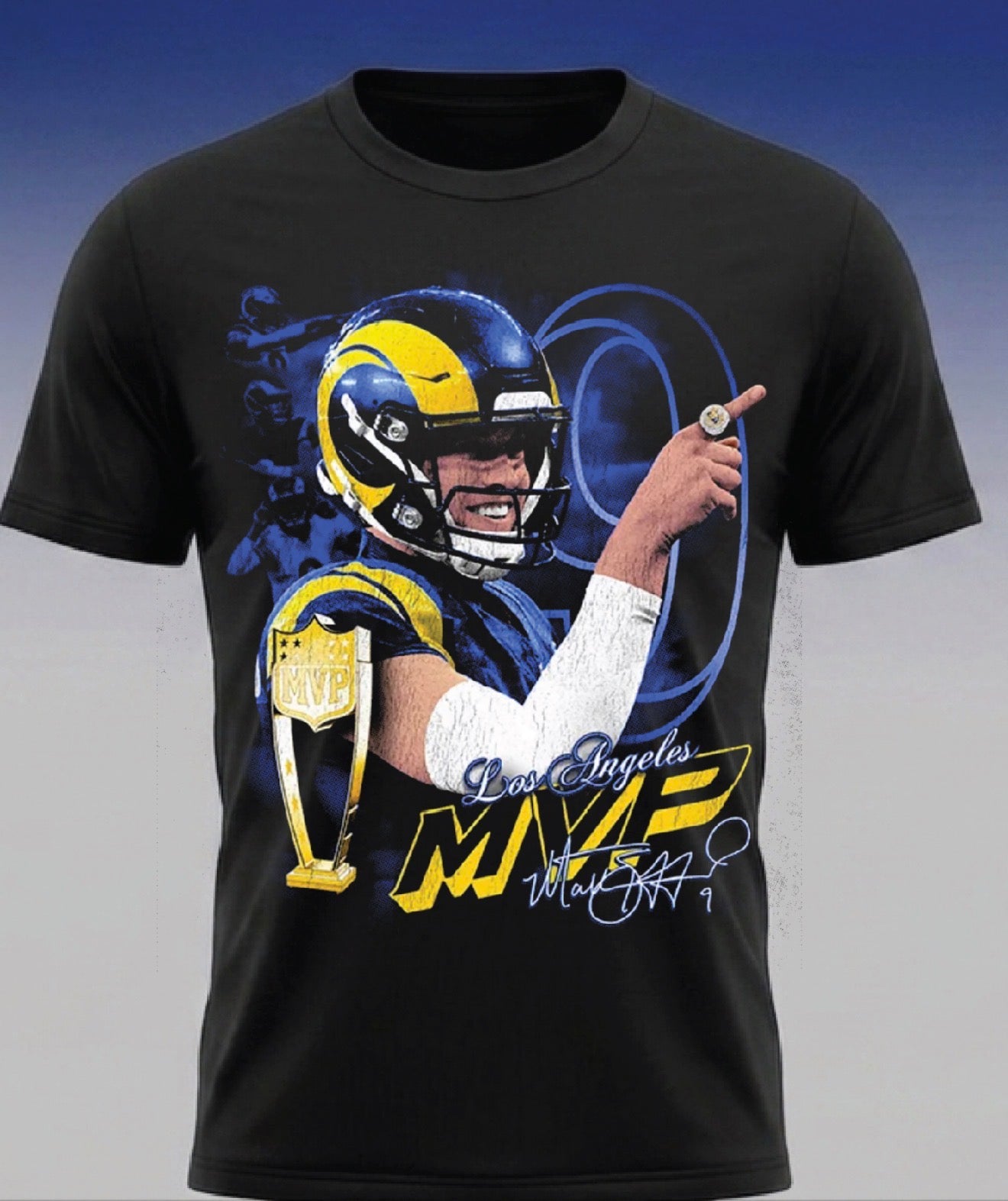 Mathew Stafford x LA Rams MVP T shirt New 2026