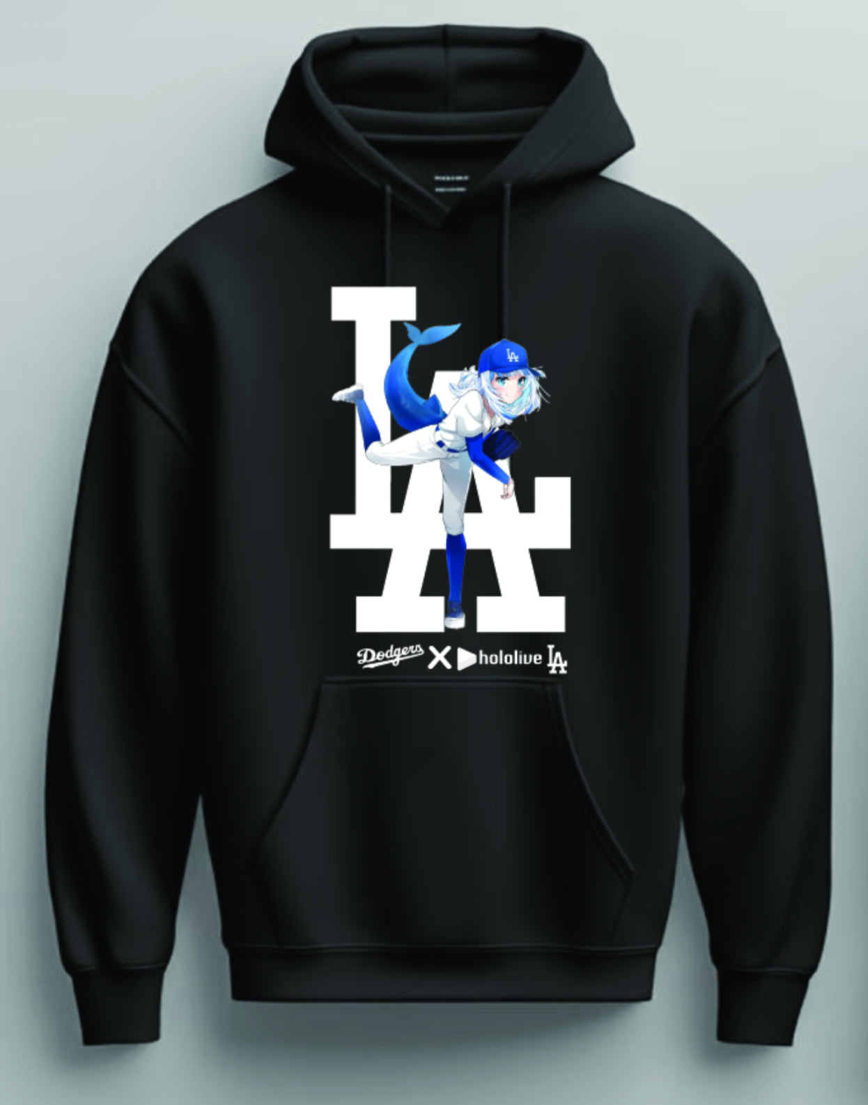 Los Angeles Dodgers x Hololive Night MLB 2025 Limited Hoodie Cool Gifts For Baseball Lovers