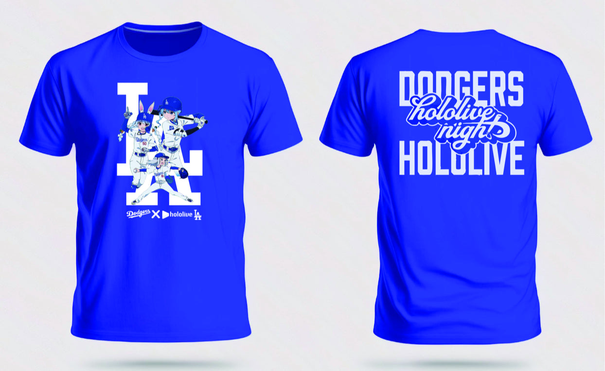 Los Angeles Dodgers x hololive T-Shirt - All Colors and Sizes