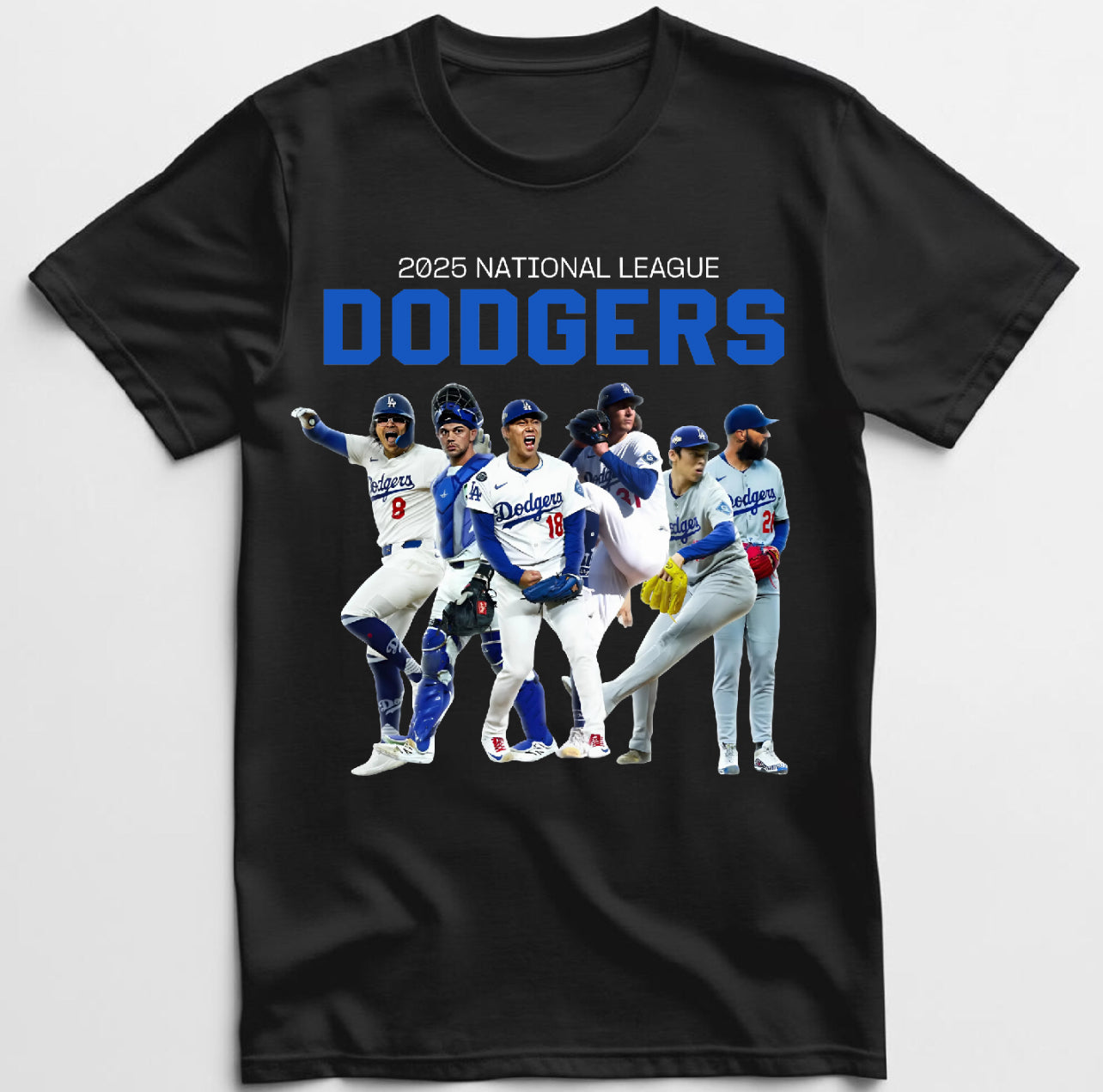 Dodger Team Squad 2025 T shirt New S-5XL