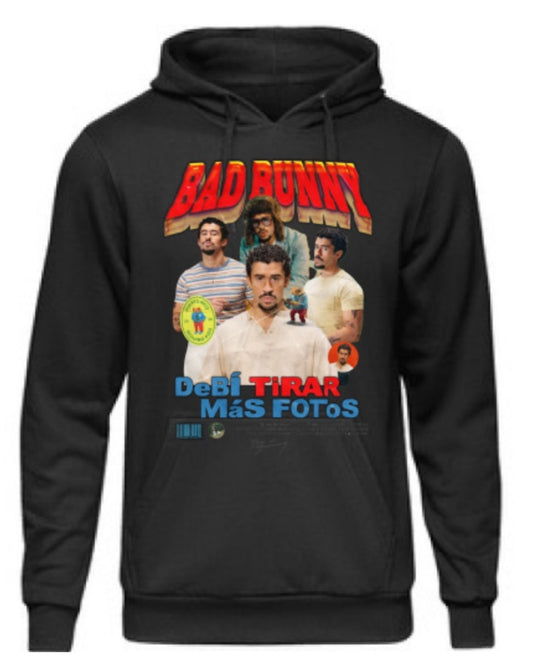 Bad Bunny x Debi Tomar Mas Fotos Tour Hoodie 2025 S-5XL
