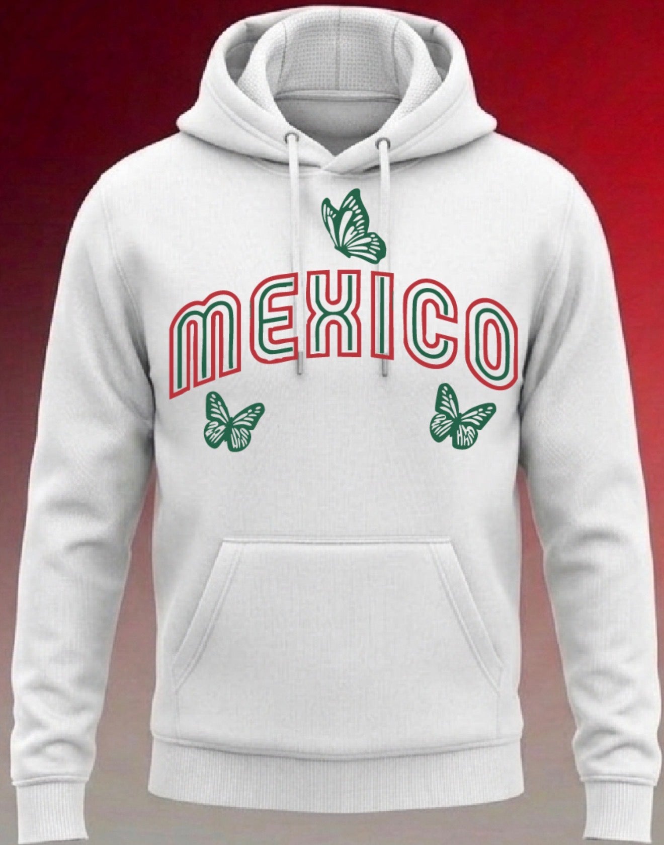 Mexico x Butterflies Pullover Hoodie 2026 New S-5XL FiFa 26