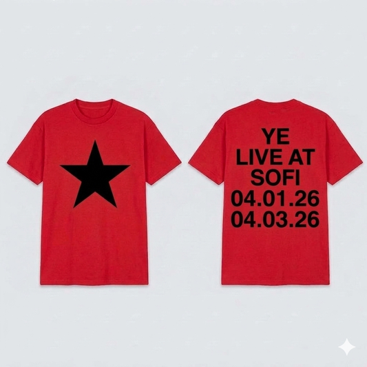 Kanye West Bully Live at Sofi Tour Merch T shirt
