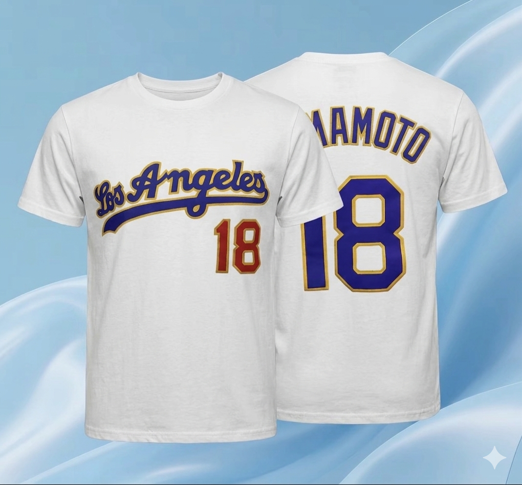 Los Angeles Dodgers x Yoshi Yamamato T shirt
