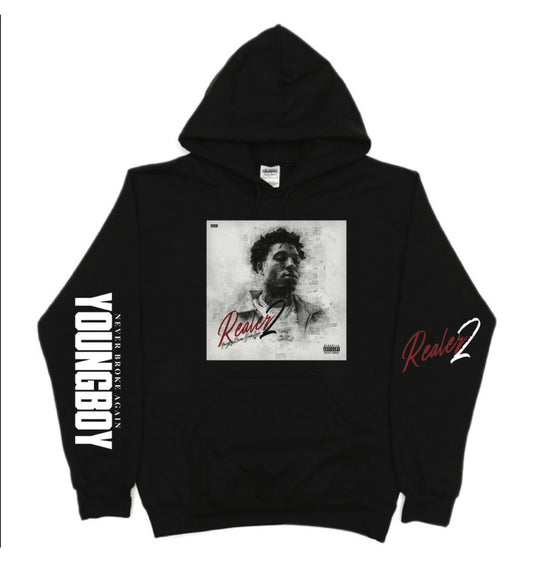 NBA Youngboy Never Broke Again Realer 2 Cover Hoodie New S-5XL 2025